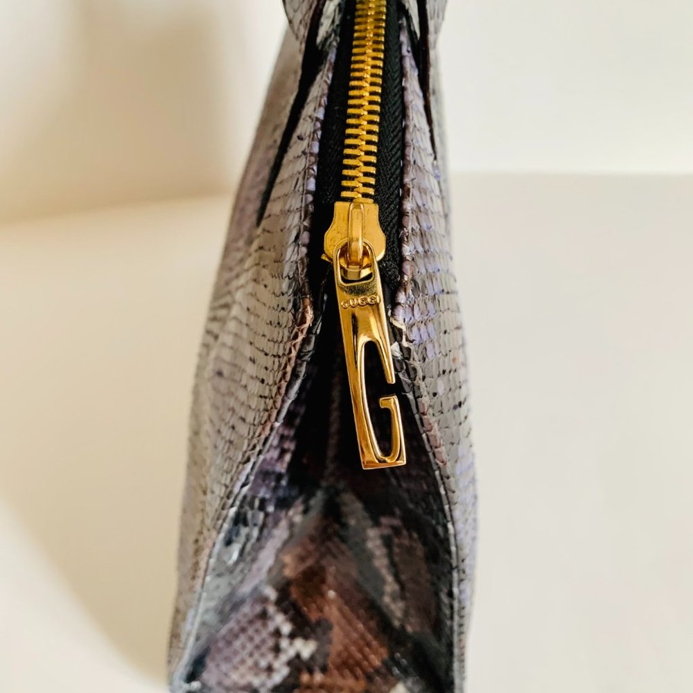 Gucci Vintage Exotic Python Handle Bag With Dust … - image 4